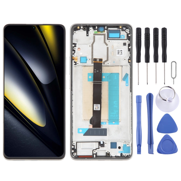 Schermo LCD originale Xiaomi Poco F6 con telaio
