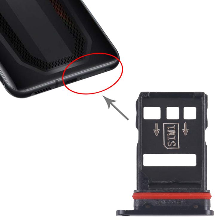 Vassoio per scheda SIM per ZTE nubia RedMagic 7S + Vassoio per scheda SIM, For ZTE nubia RedMagic 7S