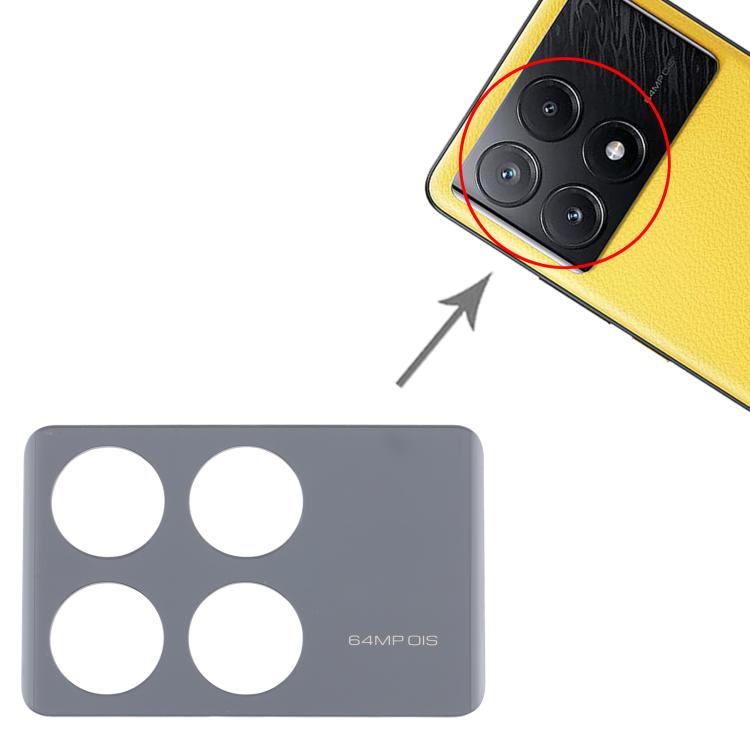 Lente fotocamera posteriore originale per Xiaomi Poco X6 Pro - immagine 4