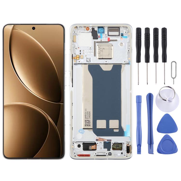 Display AMOLED con digitalizzatore e cornice per Xiaomi Redmi K80 - immagine 8