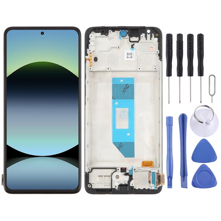 Schermo AMOLED con touch e cornice per Xiaomi Redmi Note 14 4G