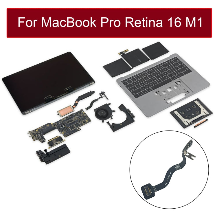 Cavo flex sensore angolo schermo LCD MacBook Pro 16 M1 A2485 - immagine 5
