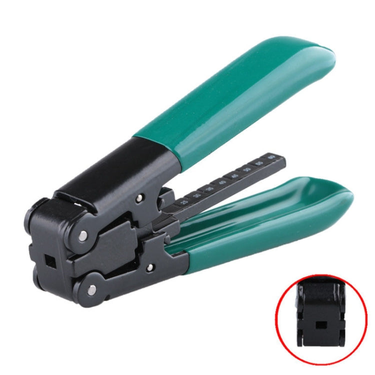Pinza spelafili per fibra ottica FTTH compatta 11 cm