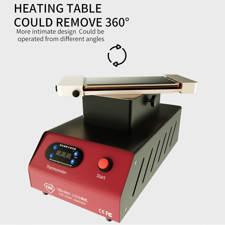 Separatore manuale con pompa per LCD 7 pollici TBK-988Z