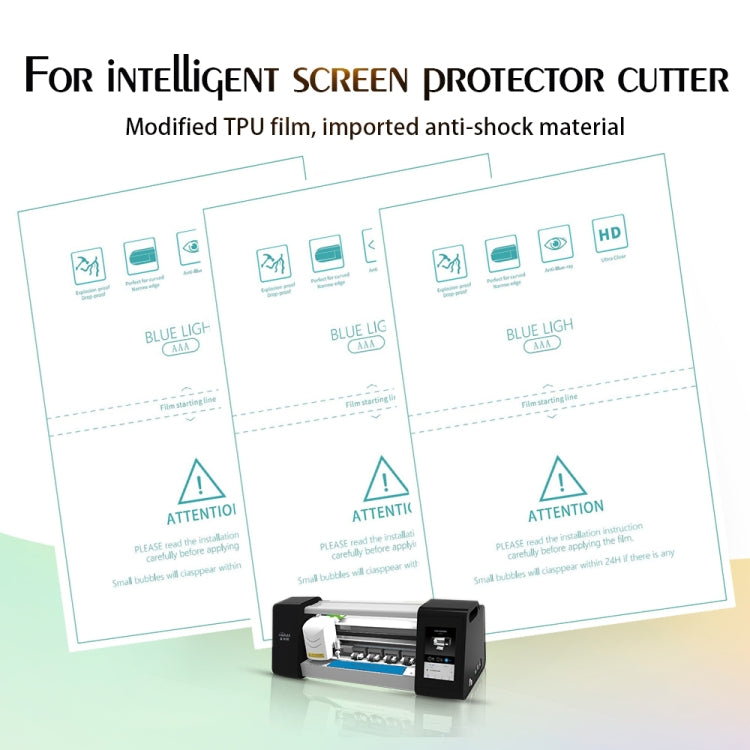 Pellicola morbida TPU anti-blu ray per taglierina F0004