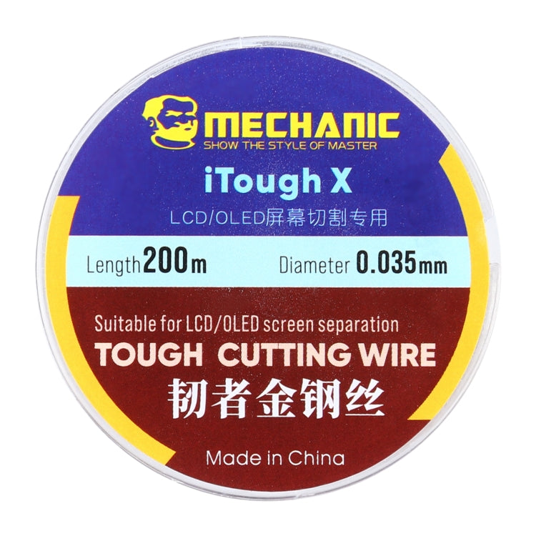 Filo da taglio meccanico 0,035mm per schermo OLED LCD 200m