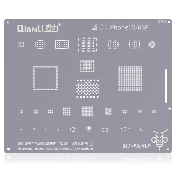 Stencil BGA Qianli QS02 per iPhone 6s e 6s Plus