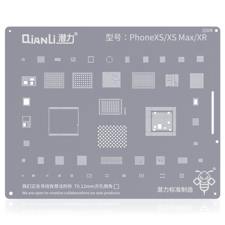 Stencil di ricambio QIANLI QS05 per iPhone XR XS XS Max
