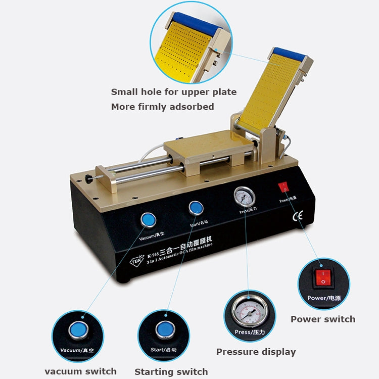 Macchina laminazione OCA automatica TBK-765 3 in 1