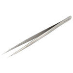 Pinzette a punta ispessite in acciaio inox 17cm
