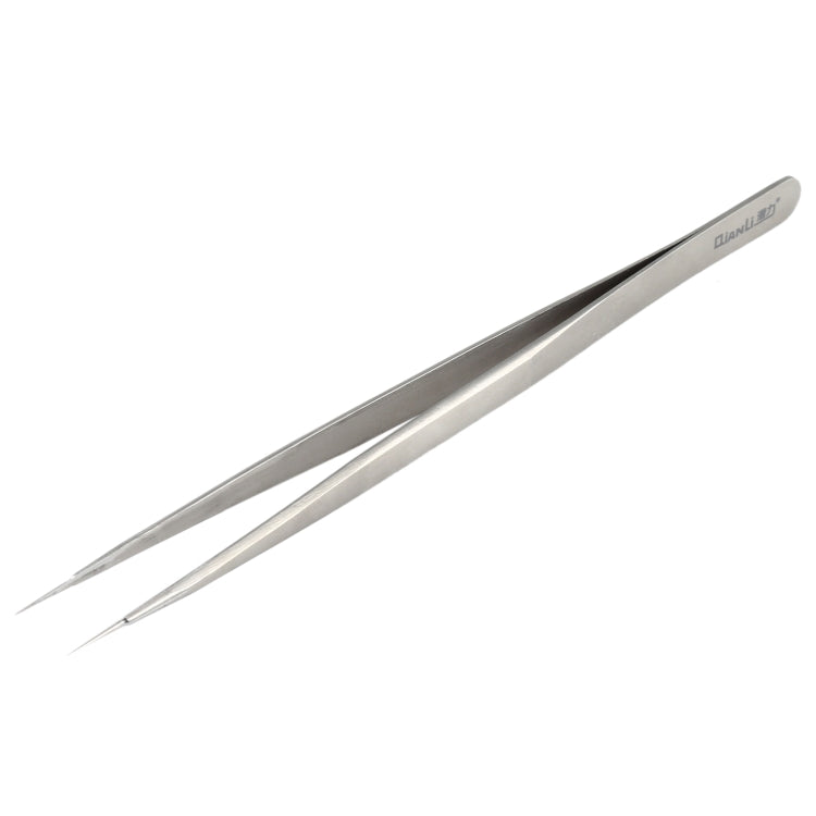 Pinzette a punta ispessite in acciaio inox 17cm