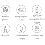 Kit cacciaviti elettrici Xiaomi Mijia 25 in 1 con custodia magnet