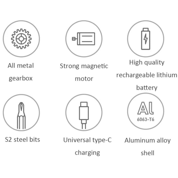 Kit cacciaviti elettrici Xiaomi Mijia 25 in 1 con custodia magnet