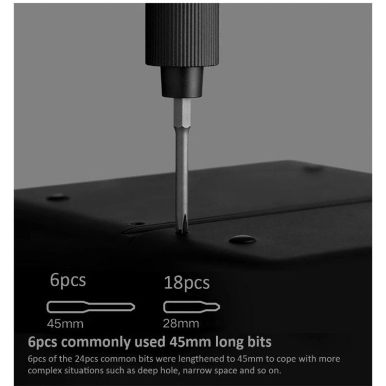 Kit cacciaviti elettrici Xiaomi Mijia 25 in 1 con custodia magnet