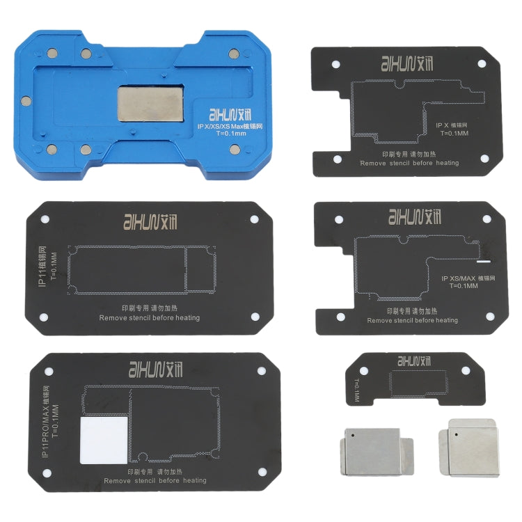 Piattaforma reballing PCB AIXUN FT06 Pro 6 in 1 per iPhone