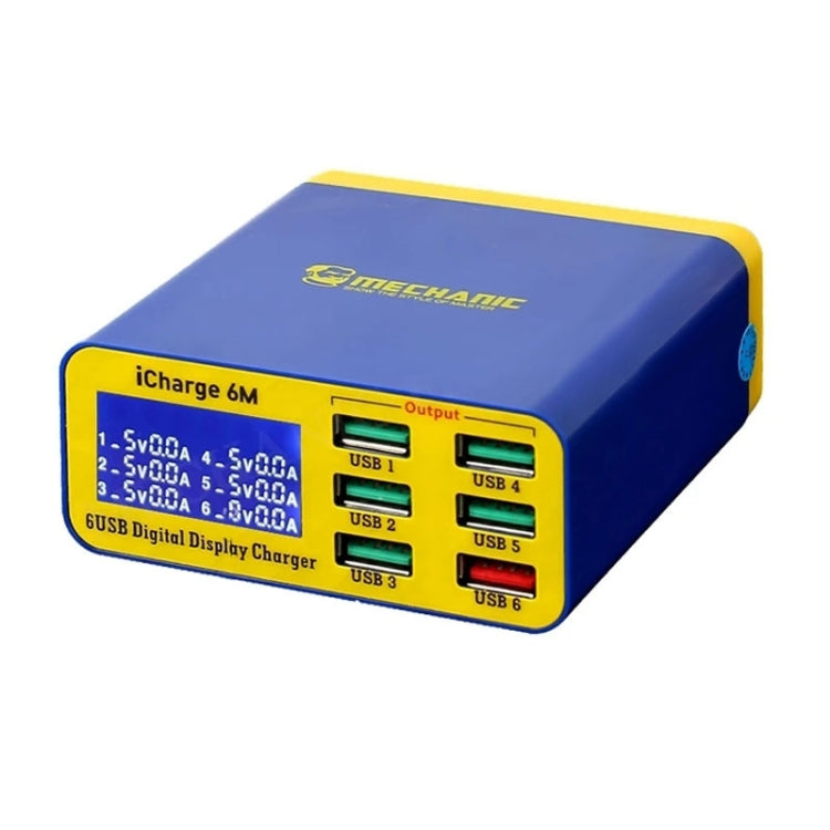 Supporto caricabatterie USB QC 3.0 con display LCD