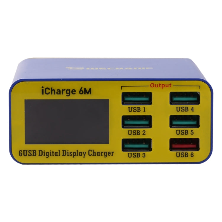 Supporto caricabatterie USB QC 3.0 con display LCD