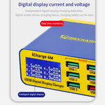 Supporto caricabatterie USB QC 3.0 con display LCD