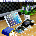 Supporto caricabatterie USB QC 3.0 con display LCD