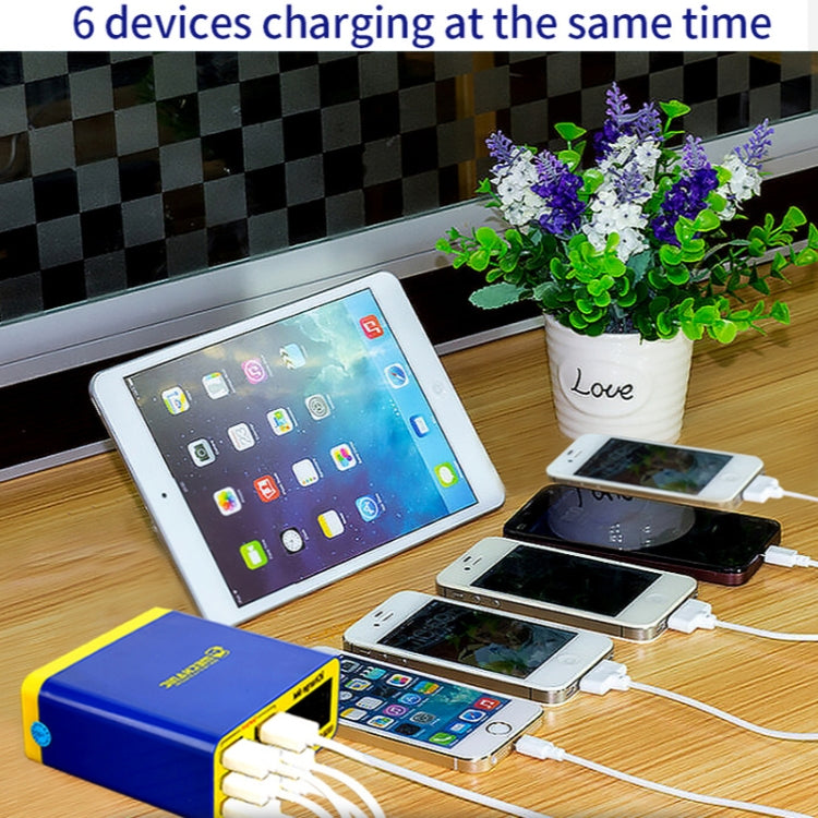 Supporto caricabatterie USB QC 3.0 con display LCD