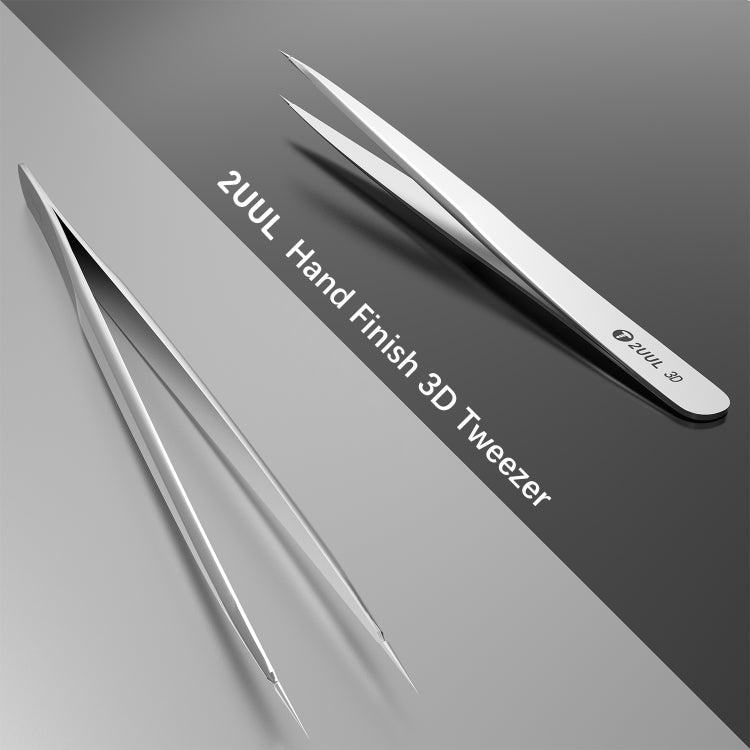 Pinzetta 3D in acciaio inox lucidata a mano 21cm