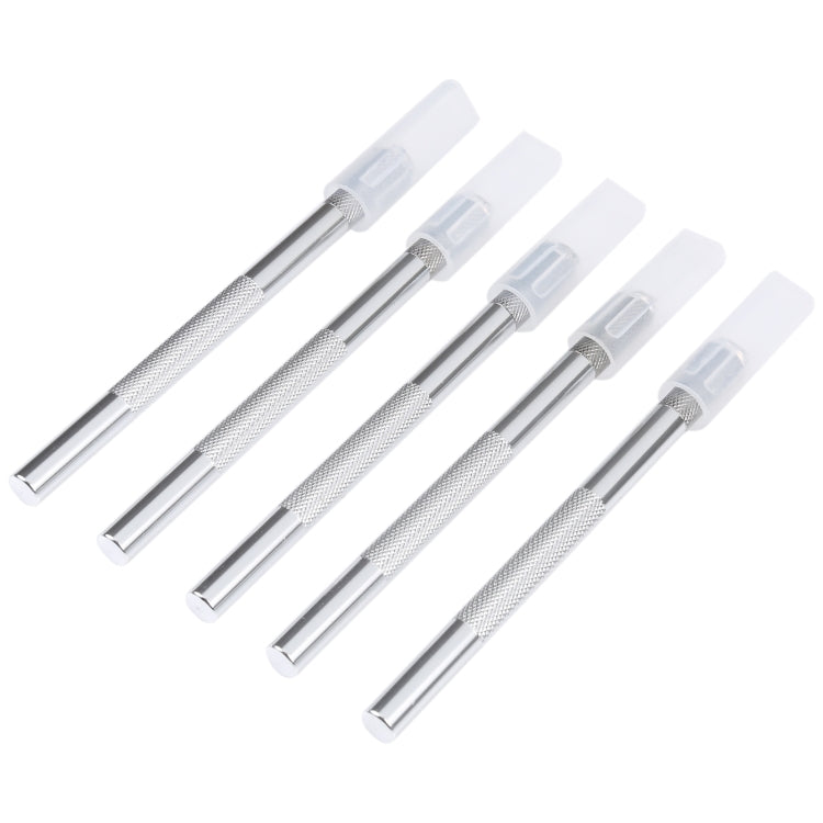 Manico antiscivolo in alluminio da 12 cm per coltello da incisione - immagine 2