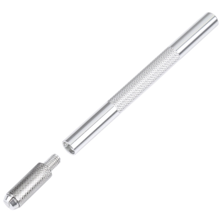 Manico antiscivolo in alluminio da 12 cm per coltello da incisione - immagine 3