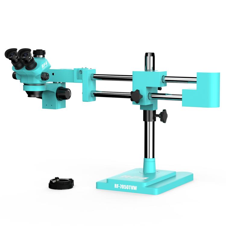 Microscopio industriale stereoscopico binoculare ad alta definizione RF4 RF-7050TVW con zoom continuo e zoom continuo., RF4 RF-7050TVW