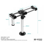 Supporto universale a doppio braccio regolabile con rotazione a 360° per microscopio RF4 RF-FO22, RF4 RF-FO22