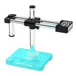 Supporto per microscopio RF4 RF-FO33 con braccio oscillante a doppio asse regolabile a 360 gradi e base, compatibile con la maggior parte dei microscopi., RF4 RF-FO33