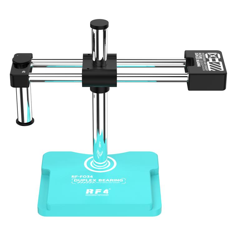 Supporto per microscopio RF4 RF-FO34 con braccio oscillante a doppio asse regolabile a 360 gradi e base, compatibile con la maggior parte dei microscopi., RF4 RF-FO34