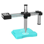Supporto per microscopio RF4 RF-FO34 con braccio oscillante a doppio asse regolabile a 360 gradi e base, compatibile con la maggior parte dei microscopi., RF4 RF-FO34