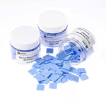Cuscinetti termici in silicone pretagliati 12x12x1,5 mm - immagine 2