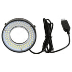 Luce ad anello LED USB regolabile Kaisi K-DNCB per microscopi