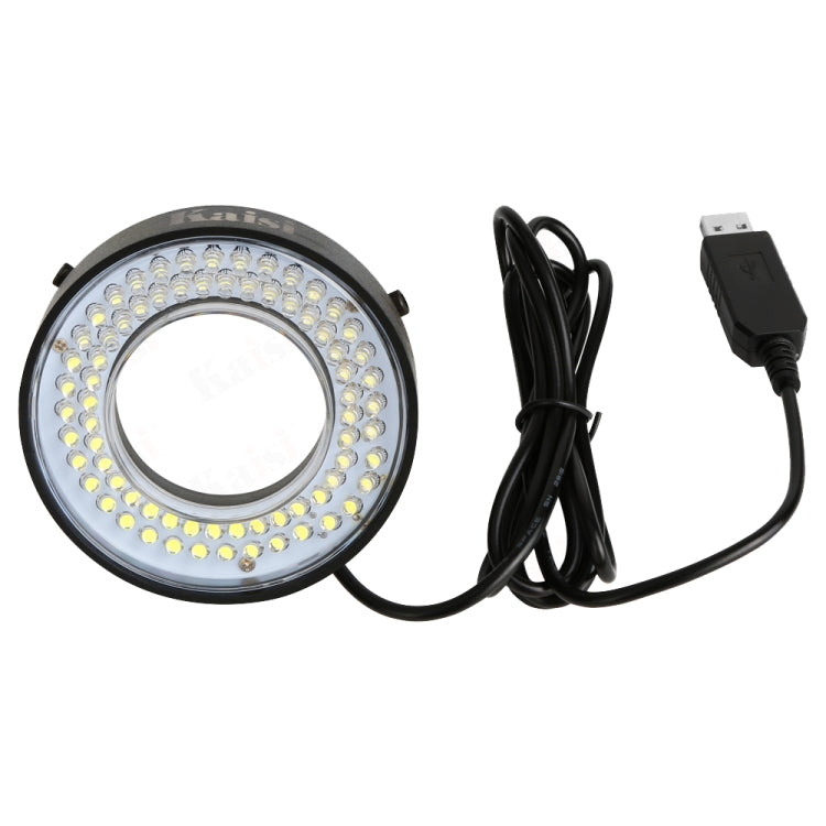 Luce ad anello LED USB regolabile Kaisi K-DNCB per microscopi