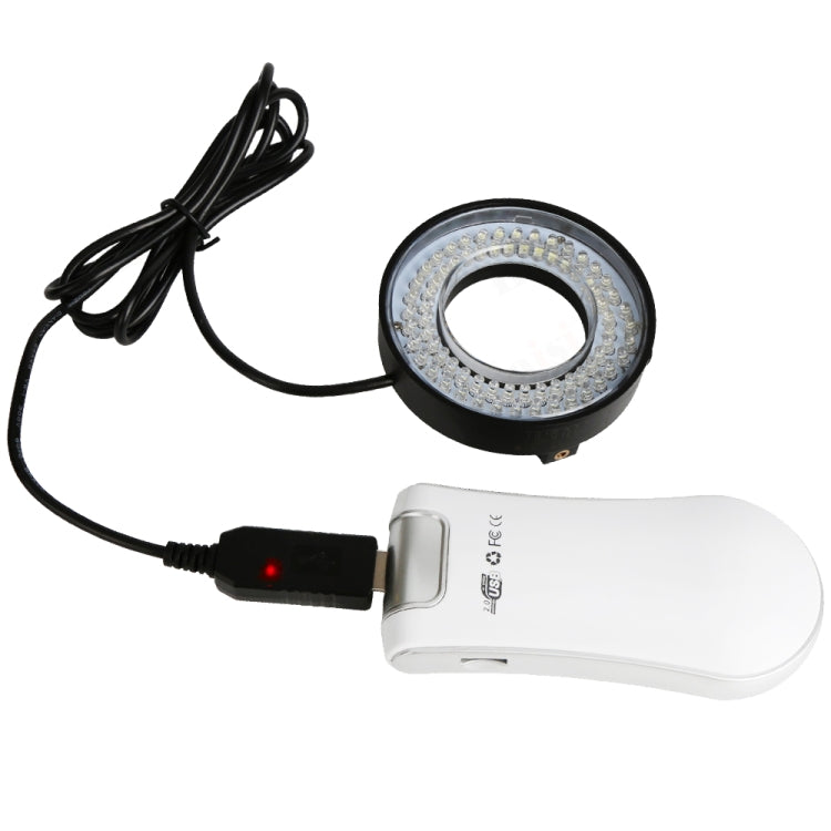 Luce ad anello LED USB regolabile Kaisi K-DNCB per microscopi - immagine 5