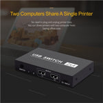 Switch USB 2 porte per 4 dispositivi PC