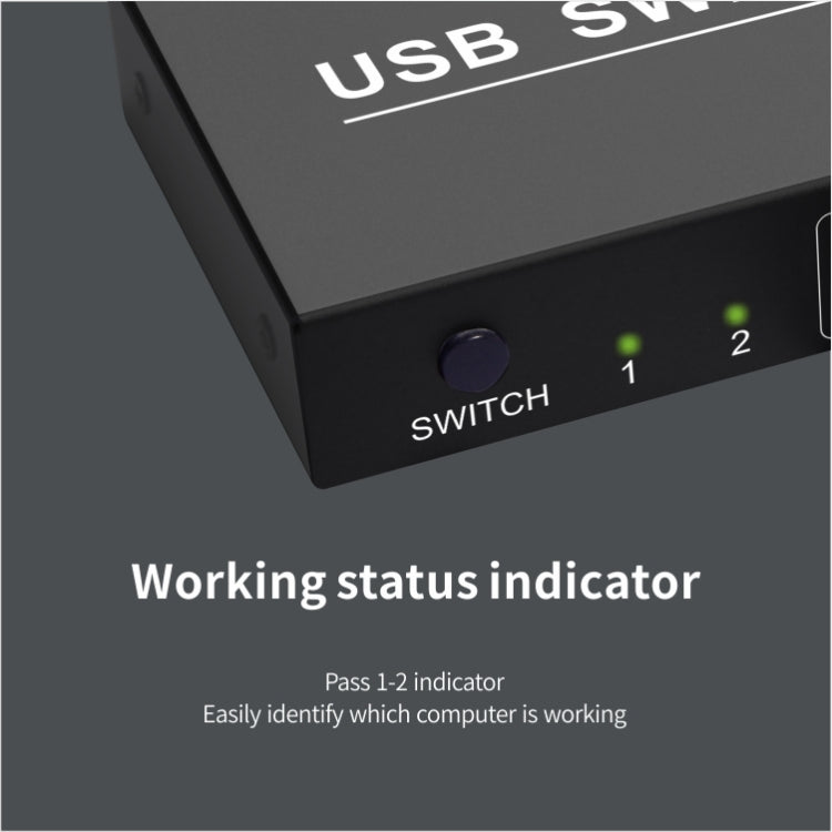 Switch USB 2 porte per 4 dispositivi PC