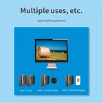 Switch USB 2 porte per 4 dispositivi PC