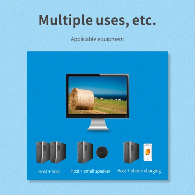 Switch USB 2 porte per 4 dispositivi PC