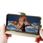 Custodia in pelle Flip orizzontale retrò Crazy Horse per Huawei Enjoy 9s (P Smart+ 2019), con supporto e slot per schede e cornice per foto