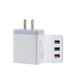 Caricabatteria da viaggio 3USB 2A spina americana