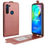 Per Motorola Moto G8 Power R64 Texture Custodia protettiva in pelle a vibrazione verticale singola con slot per schede e cornice per foto, For Motorola Moto G8 Power