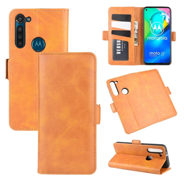 Per Motorola Moto G8 Power Custodia in pelle a vibrazione orizzontale con fibbia magnetica a doppio lato con supporto, slot per schede e portafoglio, For Motorola Moto G8 Power