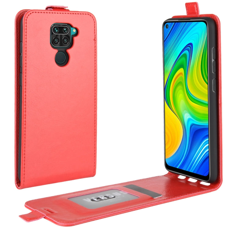 Per Xiaomi Redmi Note 9/10X 4G R64 Texture Custodia protettiva in pelle a vibrazione verticale singola con slot per schede e cornice per foto, For Redmi Note 9 4G