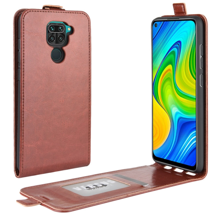 Per Xiaomi Redmi Note 9/10X 4G R64 Texture Custodia protettiva in pelle a vibrazione verticale singola con slot per schede e cornice per foto, For Redmi Note 9 4G
