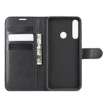 Per Huawei Y6p Litchi Texture Custodia protettiva a vibrazione orizzontale con supporto e slot per schede e portafoglio, For Huawei Y6p