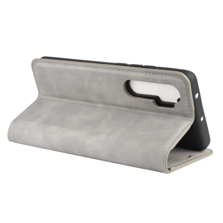 Per Xiaomi Mi Note 10 Lite Custodia in pelle con ventosa magnetica per affari con pelle retrò con supporto e slot per carte e portafoglio, For Xiaomi Mi Note 10 Lite