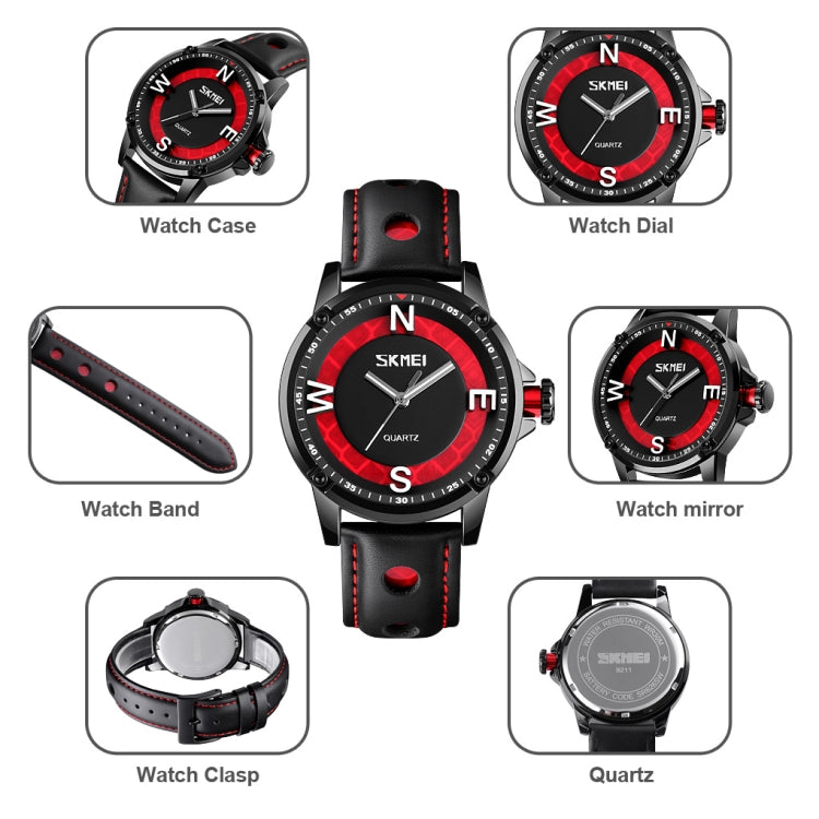 Orologio uomo SKMEI 9211 al quarzo luminoso 30M