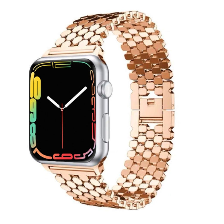 Per Apple Watch Series 5 & 4 44mm / 3 & 2 & 1 42mm Cinturino cinturino in acciaio inossidabile a nido d'ape, For Apple Watch Series 5 & 4 44mm